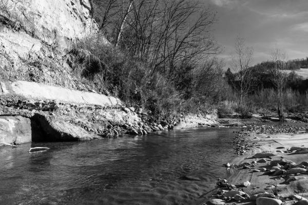 River Savena in winter